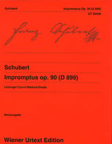 Impromptus, Op. 90 piano sheet music cover